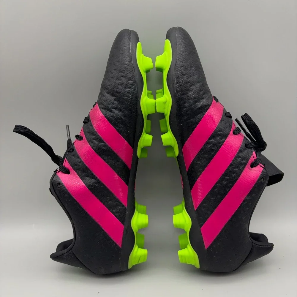 Adidas Ace 16.4 FxG Mens 8.5 Black Soccer Cleats Firm Ground AF4978 Athletic